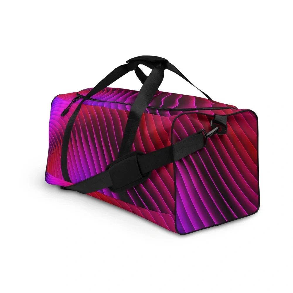 Duffel Bag Max Storage Space, Bright Colorful Design. Durable.